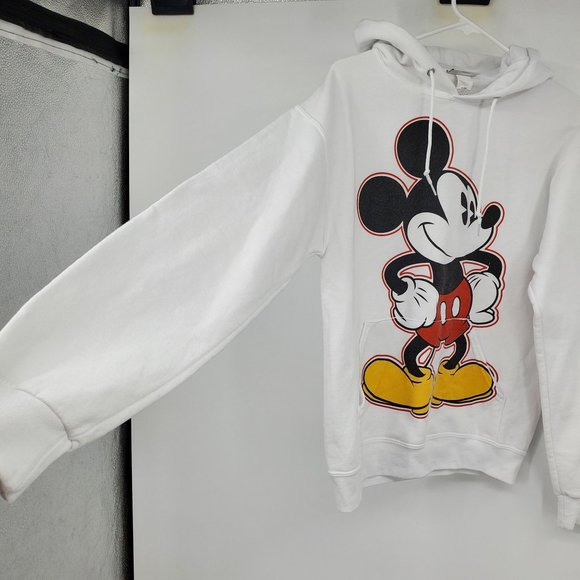 Disney Parks Front Graphic Logo Long Sleeved Hooded Sweatshirt Small - Picture 5 of 10